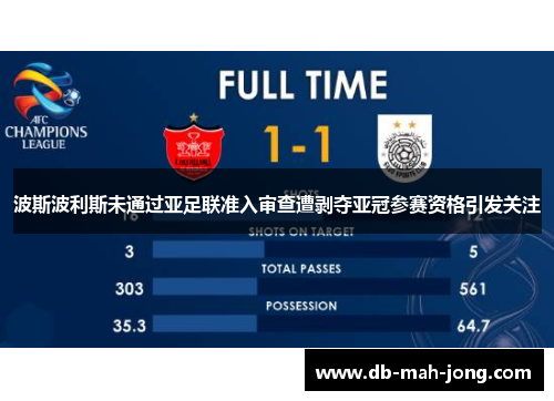 波斯波利斯未通过亚足联准入审查遭剥夺亚冠参赛资格引发关注